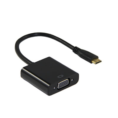 Mini HDMI A male to VGA Female  Adapter